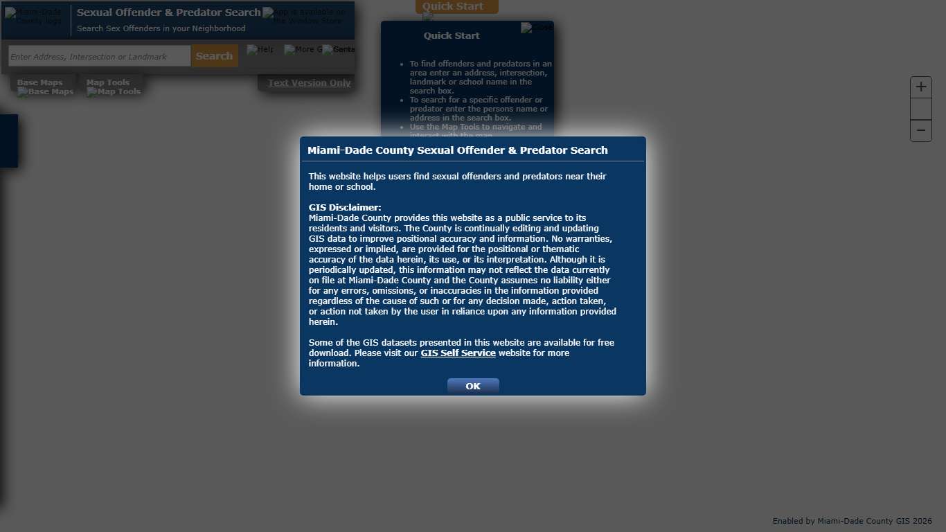 Miami Dade County Sexual Offender & Predator Search